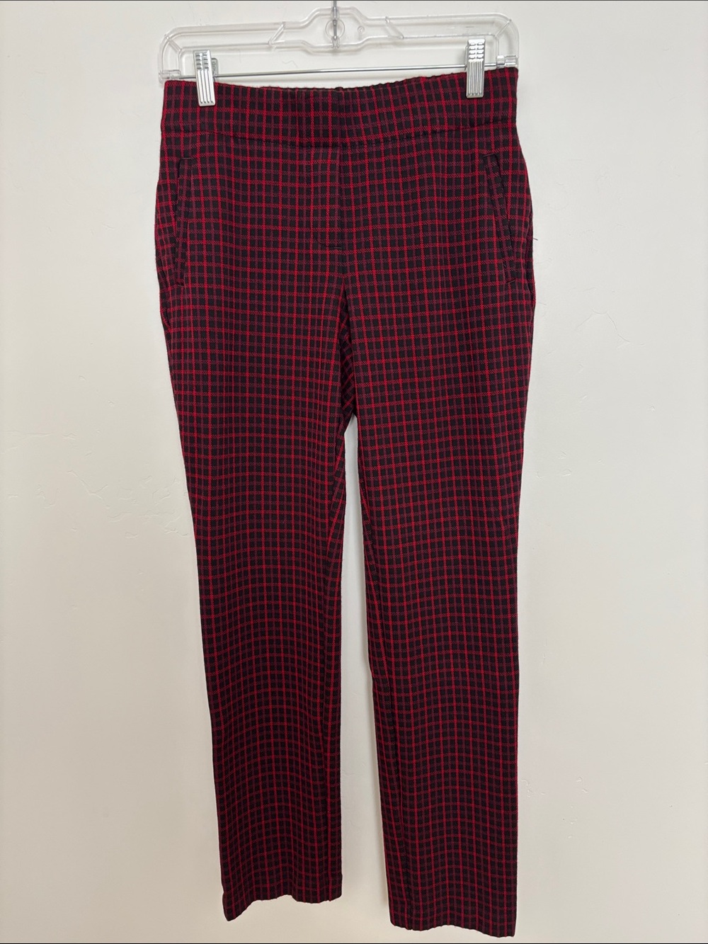 J. Jill Red and Black Plaid Women’s Dress Pants